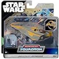 Bizak Star Wars Micro Galaxy Squadron Anakin Skywalker's Jedi Starfighter Klasse 12cm mit Figuren 2,5cm 62610039