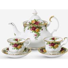 Blau Teekannen Royal Albert Old Country Roses Teapot