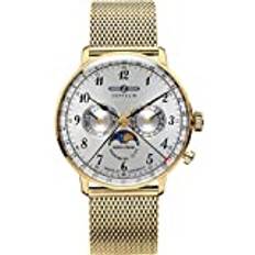 Zeppelin Vuxen Armbandsur Zeppelin Analog mid-32560, Gult guld, armband