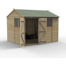 Outbuildings Forest Garden Beckwood 10x8 Reverse Shed (Building Area )