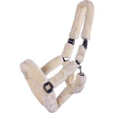 Beige Cabestros para caballos QHP Halter Alaska Beige