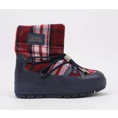 Tommy Hilfiger Plaid Ankelstøvler Uld - Blå
