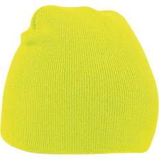 Yellow Beanies Beechfield Original Pull-On Beanie Bright Yellow One
