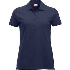 Dame - Viskose Polotrøjer Clique 28246 Classic Marion S/S blodappelsin
