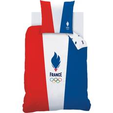 Olympics Team France Flag Single Duvet Set 2024