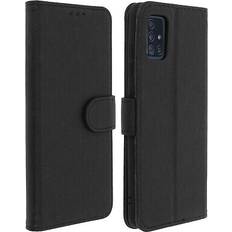 Samsung Galaxy A51 Étuis portefeuille Avizar Etui pour Samsung Galaxy A51 Protection Intégrale Porte-cartes Fonction Support Noir