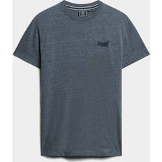 Superdry T-shirts Superdry Mens Organic Cotton Essential Logo T-Shirt Navy Marl