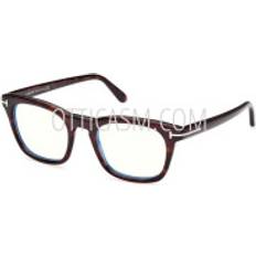 Tom Ford Lunettes Tom Ford FT5870-B Bleues-Light Block 052 De Vue Homme Tortoiseshell (Seulement Monture)