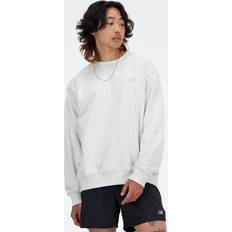 New Balance Men Jumpers New Balance Men's Athletics French Terry in Grey Cotton