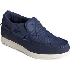 Sperry Top-Sider Moc-Sider nylon solid mockasin för kvinnor, Marinblått Xsp