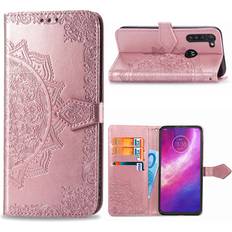 Motorola Mandala G8 Power Flip fodral Rosa guld