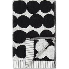 Marimekko Textiles Marimekko Räsymatto Serviette d'invité 30 x 50 cm Blanc / Noir Noir