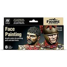 Vallejo Model Color Faces Painting Acrylic Paint Set of 8