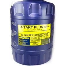 10w40 Motor Oils Mannol 4-takt plus 10w-40 api sl jaso ma/ma2 Motoröl 20L