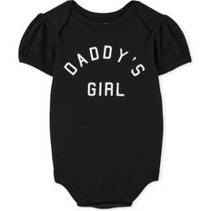 9-12M - Girls Bodysuits Children's Clothing The Children's Place The Children's Place Baby Short Sleeve 100% Cotton Family Bodysuits, Daddy's Girl, 12-18 Months