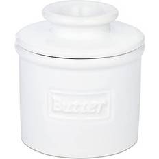 Butter Bell Retro Café White Smørkrukke