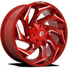 Car Rims Fuel D754 Reaction 20X9 8X165.1 1Et 106.1Cb Candy Red Milled Wheel