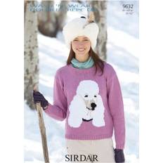 Yarn & Needlework Supplies SIRDAR Wash N Wear Knitting Pattern 9632 Women 32 42 Inches Sweaters