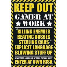 GB Eye Keep out gamer work Poster