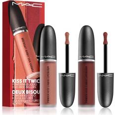 Kiss MAC Cosmetics Kiss It Twice Powder Kiss Liquid Duo gift set Best Sellers shade