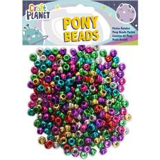 Craft Planet Pony Beads Metallic Colours 300pcs