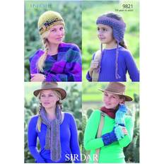 Knitting Patterns Needlework Patterns SIRDAR Indie Knitting Pattern 9821 Kids, Women 7 Years- Adult