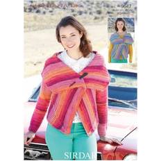 Yarn & Needlework Supplies SIRDAR Montana Knitting Pattern 9647 Women 32 42 Inches Jackets