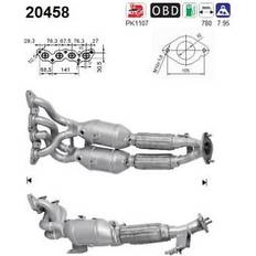 Avgassystem JMJ AS 20458 Katalysator
