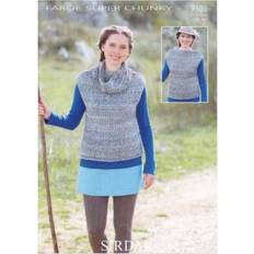 Yarn & Needlework Supplies SIRDAR Knitting Pattern 7103 Women 32 inch 42 inch Tops