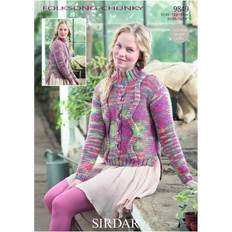 Adult Needlework Patterns SIRDAR Knitting Pattern 9849 Women 32 54 Inches Sweaters