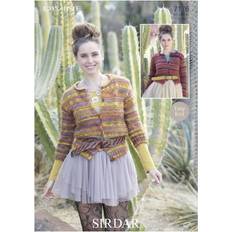 Yarn & Needlework Supplies SIRDAR Divine Knitting Pattern 7176 Women 32 42 Inches Cardigans