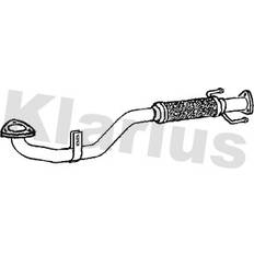 Avgassystem Klarius VEGAZ SBR-68 Avgasrör Fram 250mm