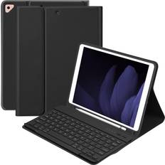 BQSS iPad Case with Keyboard 9th/8th/7th Gen 10.2, Wireless Magnetic Detachable Keyboard iPad 9th/8th/7th Gen 2021/2020/2019 Stand Tablet Cover Case