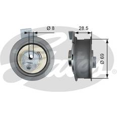 Gates PowerGrip Spannrolle T43242