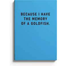 Gold Notepads Adlibris Memory Of A Goldfish Notebook