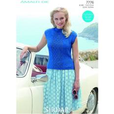 Yarn & Needlework Supplies SIRDAR Amalfi Knitting Pattern 7776 Women 32 inch 54 inch Tops