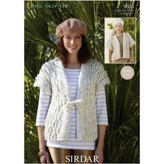 Knitting Patterns Needlework Patterns SIRDAR Big Softie Knitting Pattern 9604 Women 32 42 Inches Waistcoats