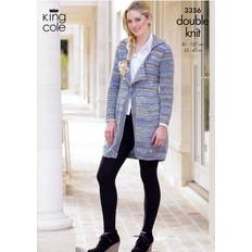Women Needlework Patterns King Cole Merino Pattern 3356 Women 32 42 Inches Jackets