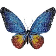 Embroidery Kits Needlework Kits Miniart MINC11017 Crafts Blue Butterfly Bead Embroidery Kit