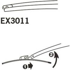 Wiper Equipment TRICO Rahmenlose Wischerblätter TR EX3011