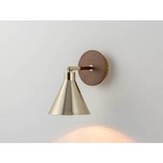 Mässing - Trä Vägglampor HouseOf cone Wall light