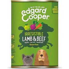 Edgard & Cooper Natural Wet Adult Dog Food Tin 6 400g Lamb Beef Grain Free Healthy