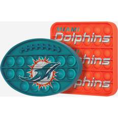 Toys Foco Miami Dolphins 2 Pack Ball & Square Push-Itz Fidget