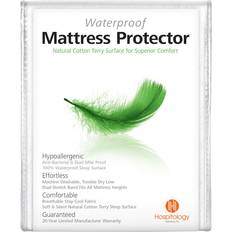 Brown Mattress Covers HOSPITOLOGY PRODUCTS Twin Protector Hypoallergenic Natural Mattress Cover Brown