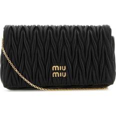 Miu Miu Sacs Miu Miu Sacs en Bandoulière, Mini Bag In Matelassé Nappa Leather en noir Sacs épaulepour dames unisize