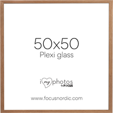 Focus Soul Oak veneer Plexi Ram 50x50cm
