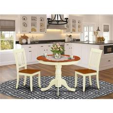 Yellow Dining Sets East West Furniture Kitchen Dining Set