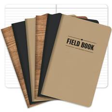 Elan Field Notebook Journal 5 x 8 Combo Colors Pack of 6