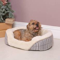 Pet Brands Orthopedic Donut Dog Bed Tweed Small Medium