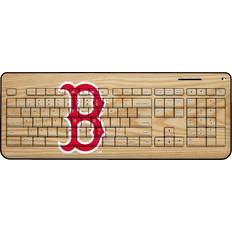 Keyboards Keyscaper Boston Red Sox Wood Print Wireless USB Keyboard